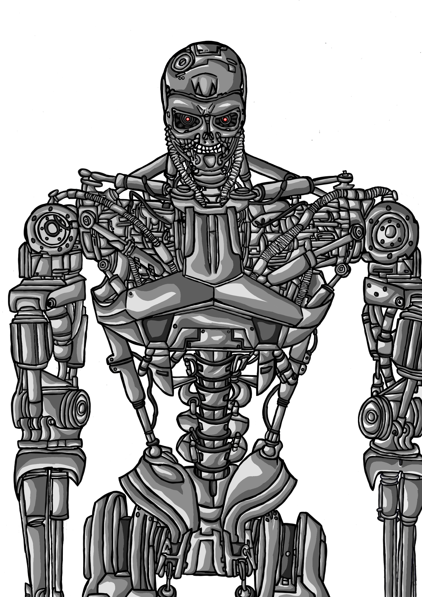 Terminator T-800 Series by Phintolias on DeviantArt