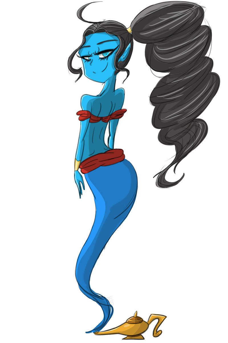Human Form of a Female Genie by SoulEaterFanatic3203 on DeviantArt