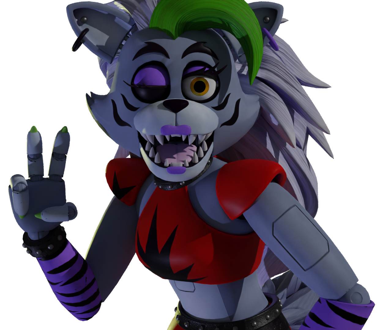 Fnaf Roxy Render Roxy test render 2 by BurningCreeper on DeviantArt
