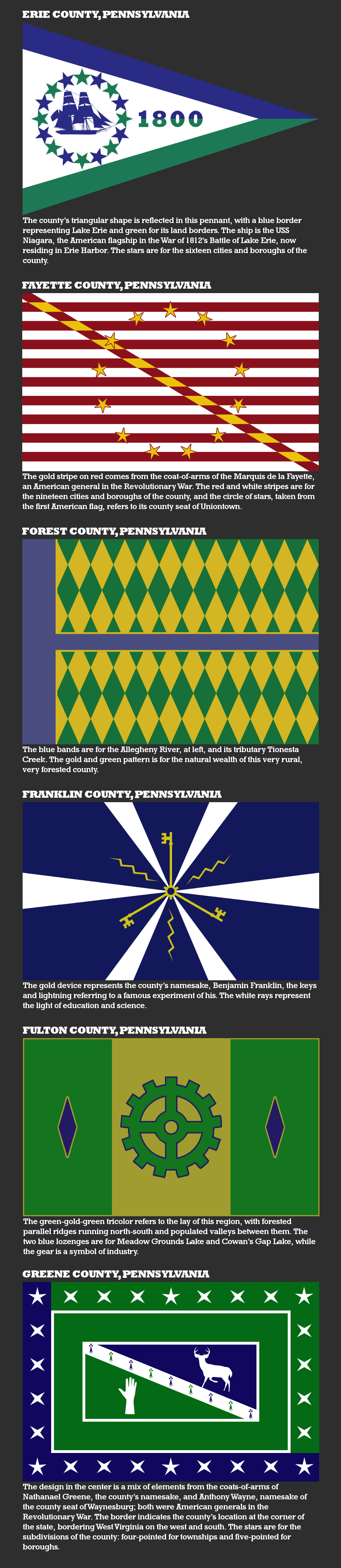 New Pennsylvania Flags, part 5