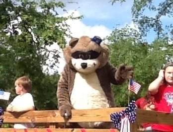 Richie Raccoon in 2013