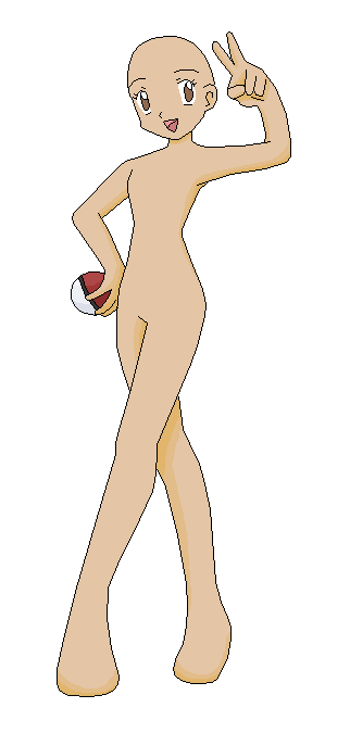 Peace Sign And Pokeball Base By Basesbytally On Deviantart