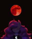 Blood moon Luna