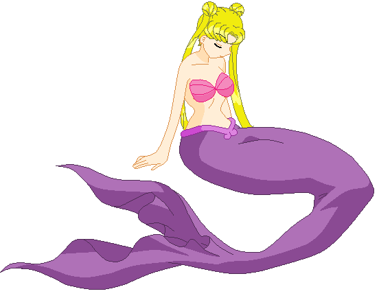 Serena as a mermaid