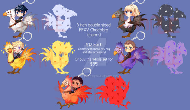 [ReOpened] Chocobros 3 Inch Acrylic Charms