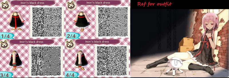 Animal Crossing Black Dress Without Bag