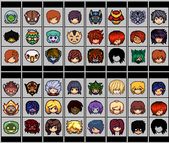 Rpg Head Shell Custom set of RPG Pixel Art Heads by TheUnHolyDarkth on DeviantArt