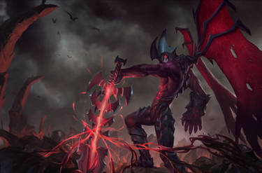 Wallpaper Aatrox Base Leage Of Legends -TutosPixi