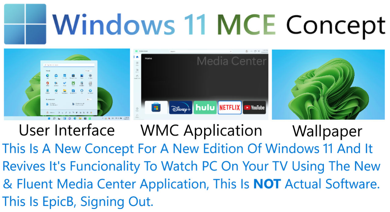 Windows Mce Windows 11 MCE Concept by TheEpicBCompanyPOEDA on DeviantArt