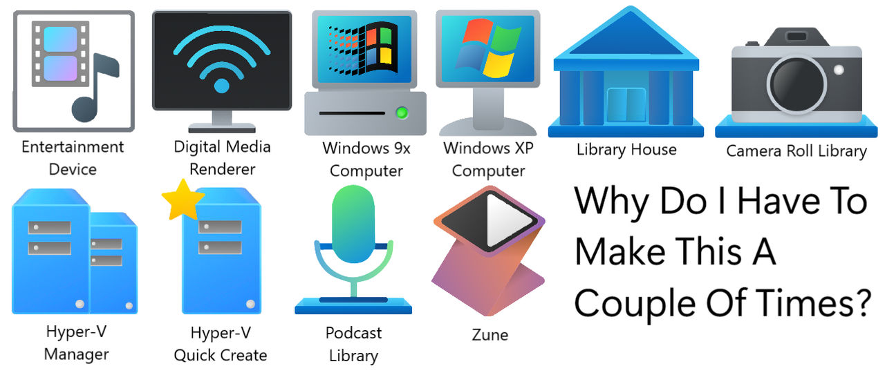 I Made Windows 11 Icons Again Cause' I'm Bored... by