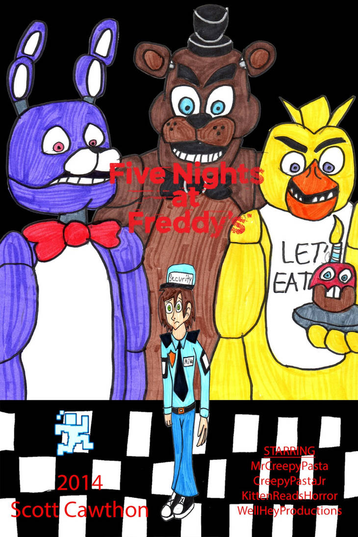 Five Nights at Freddy's Comic Book Cover by KaptainkainKomics on