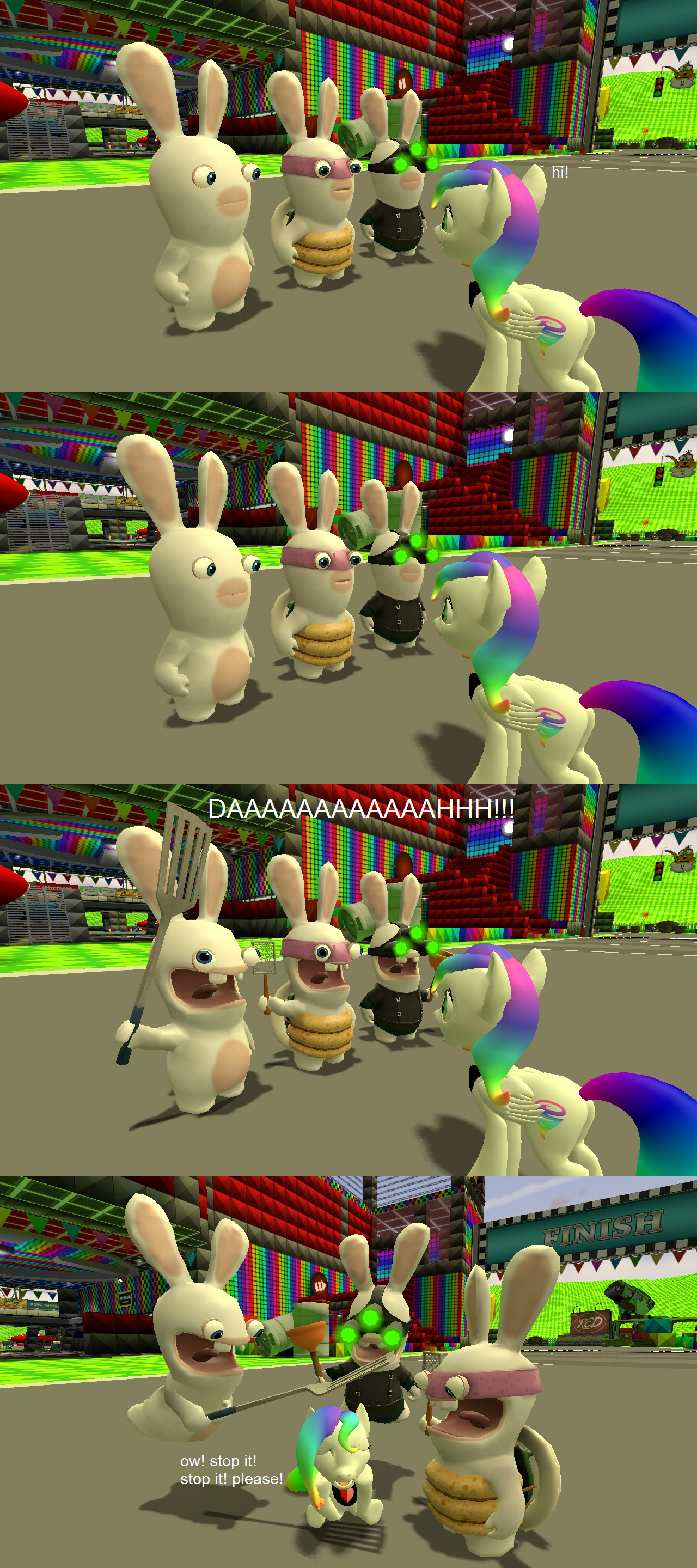 Rainbow Whirlwind and the Rabbids