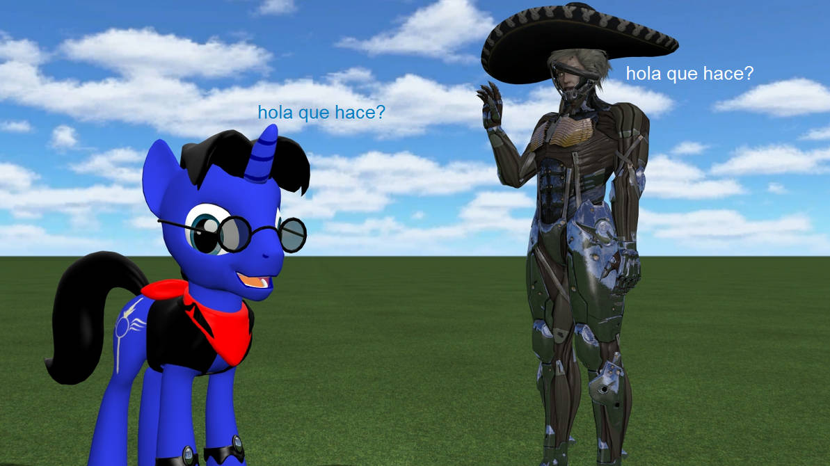 Meeting with Mexican Raiden by TheDandyScout900 on DeviantArt