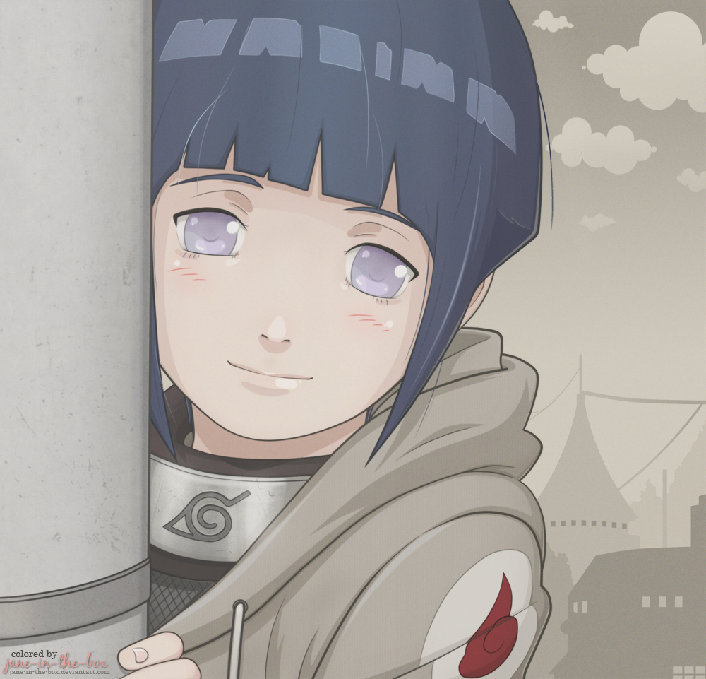 Naruto Coloring: Hinata kid - Do my best too