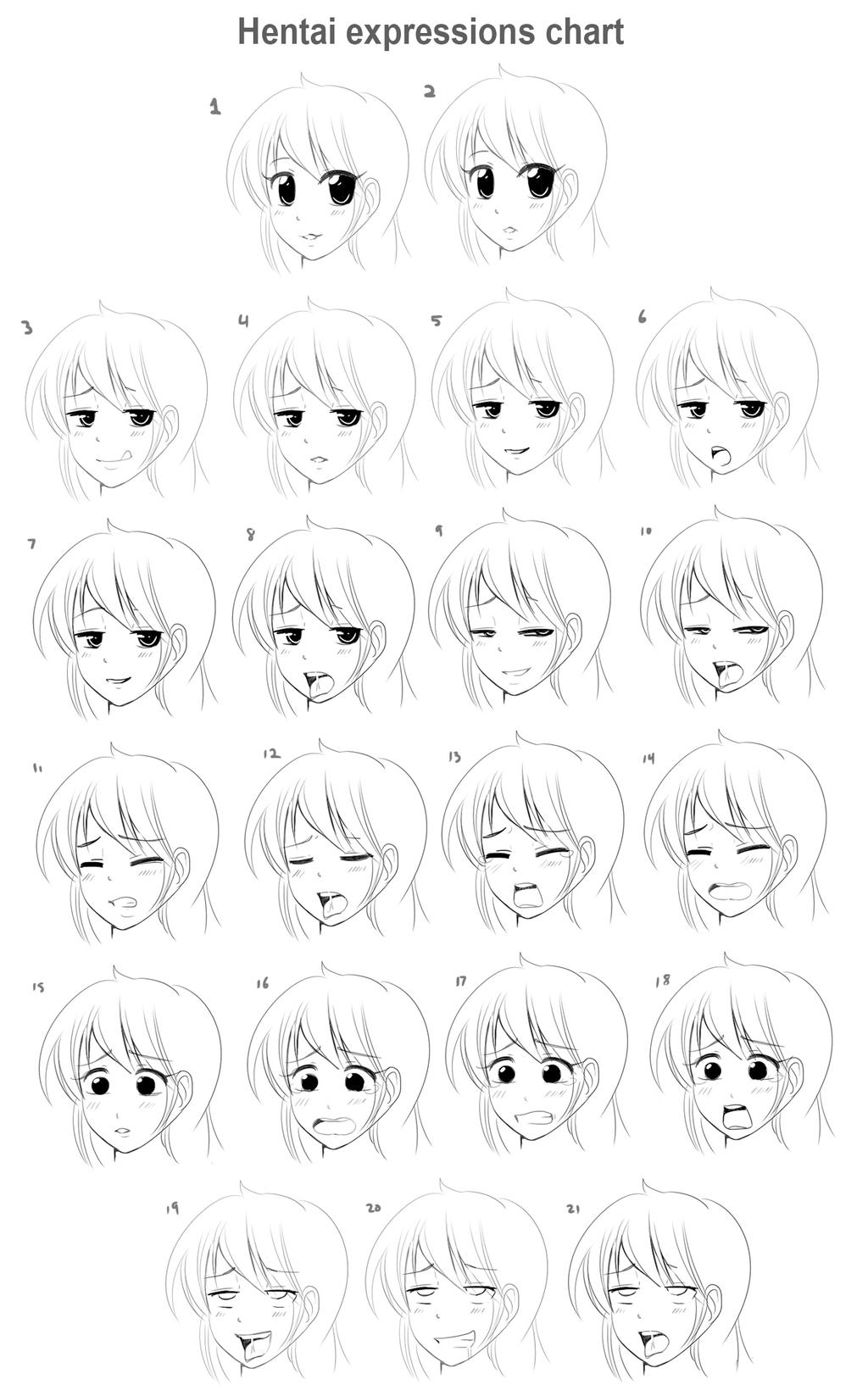Hentai Expressions Reference Chart By Saintxtail On Deviantart Hentai Expressions Reference Chart By Saintxtail On Deviantart