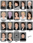 12 Eighth Doctor characters by harbek