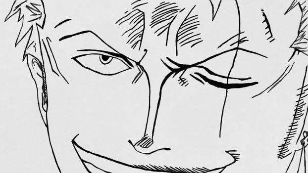 Wii U - Art Academy drawings: Roronoa Zoro