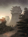 Japanese Style Castle by steve-burg