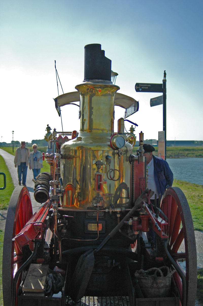 Antique Fire Engine Rear View Antique Fire Engine_010 by BlokkStox on DeviantArt