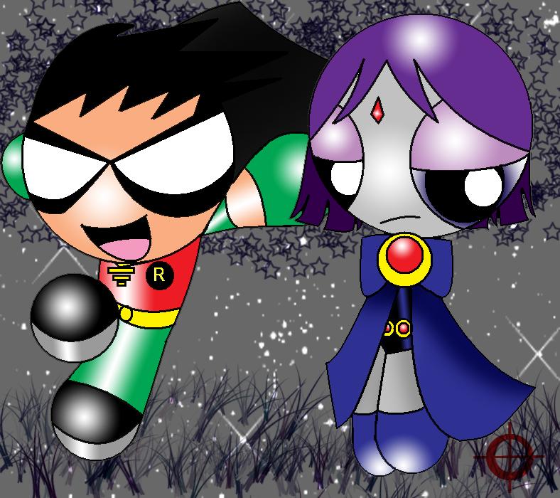 Robin and Rae puffed by Raven-x-Robin-Club on DeviantArt