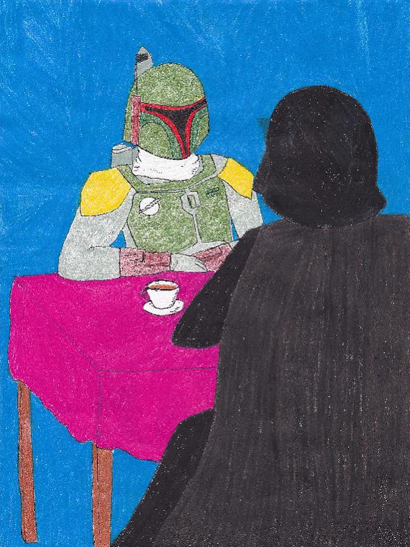 Boba and Vader Tea Time