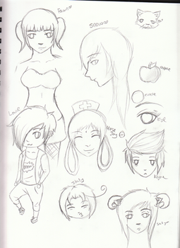 Sketch Dump CUZ I MISS U GAIS