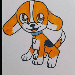 Beagle puppy chibi