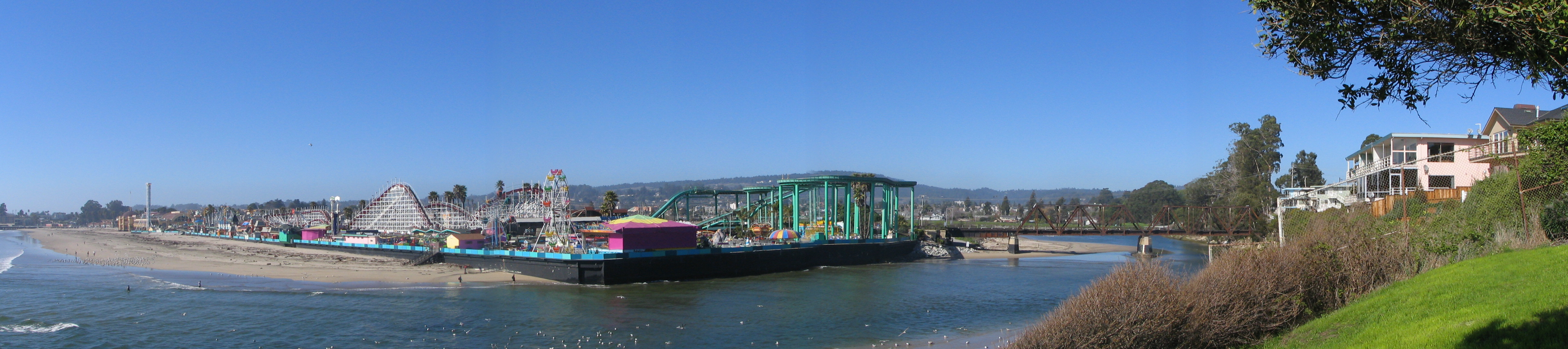 Santa Cruz Boardwalk panorama