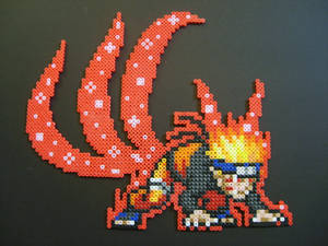 Kyubi Naruto Perler Beads