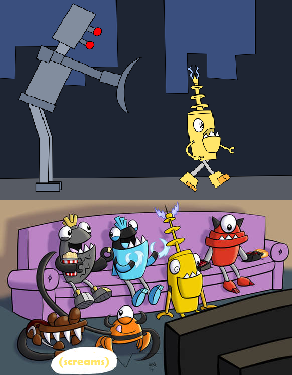 Fusionfall Mixels Mixels Series 1-2 Movies of Night of The Robot by Aronasani on DeviantArt