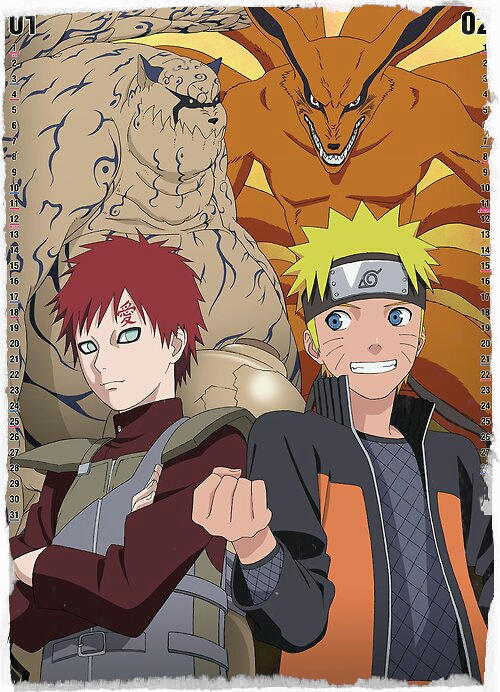 Gaara And Naruto By JoJoAsakura On DeviantArt gaara-and-naruto-by-jojoasakura-on-deviantart