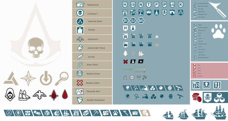 Assassin's Creed 4 Black Flag - InGame Icons-