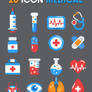 20 Creative Medical Icons Vector Material