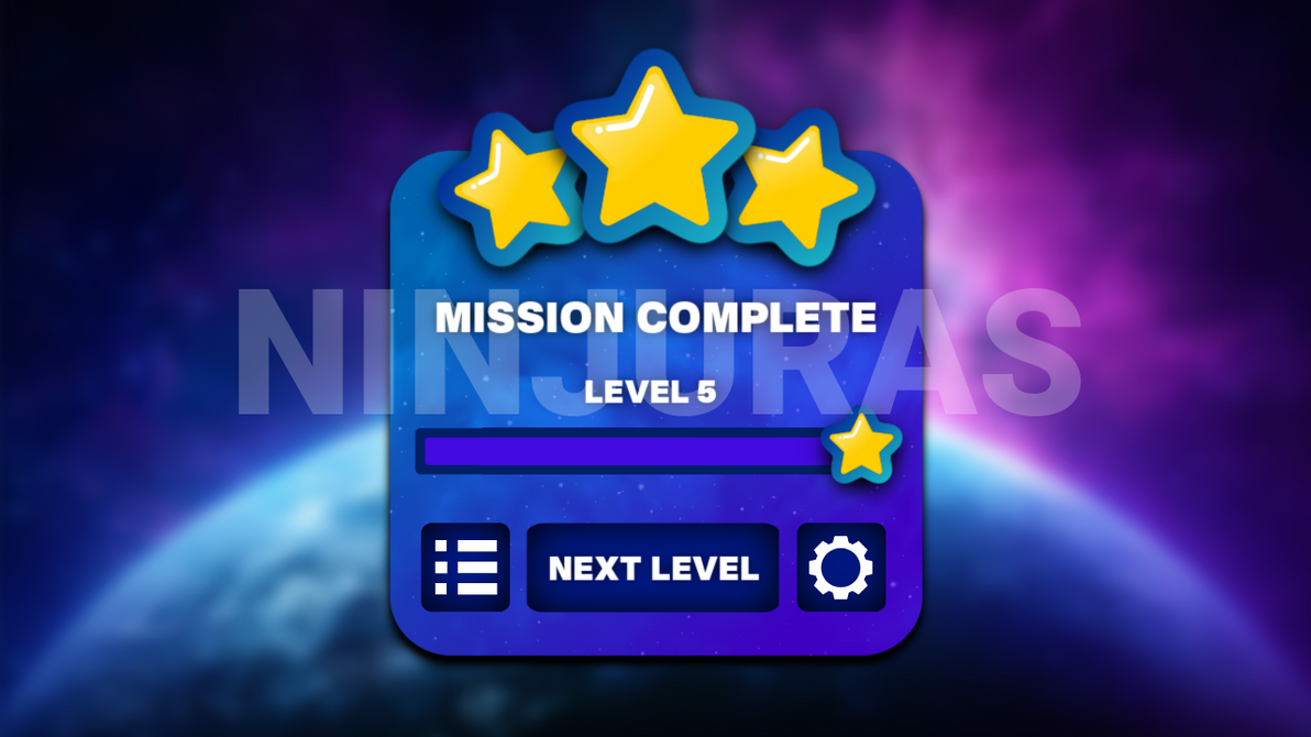 Mission Complete UI by Ninjuras on DeviantArt