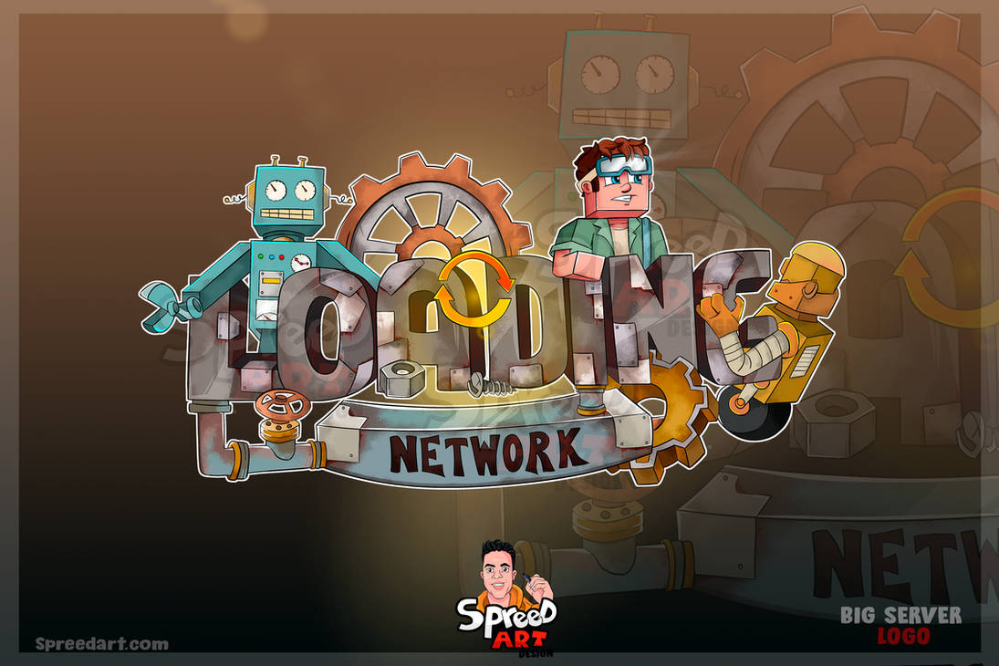 Loading Network Minecraft Server logo by SpreedArt on DeviantArt