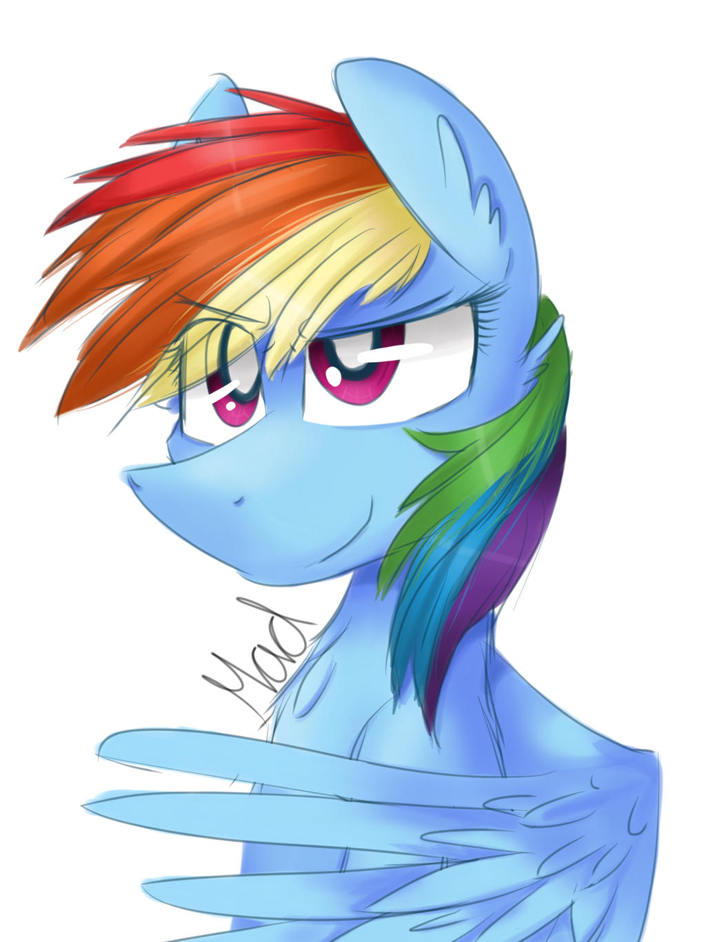 Rainbow Dash Fan Art By Mad Maker Cat On DeviantArt rainbow-dash-fan-art-by-mad-maker-cat-on-deviantart