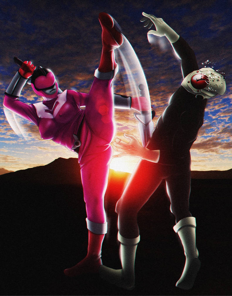 Jen Scotts Pink Time Force Ranger 2-? (Commission) by AngeroX on DeviantArt