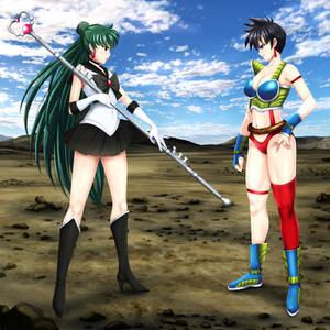 Setsuna vs Seira (Commission)