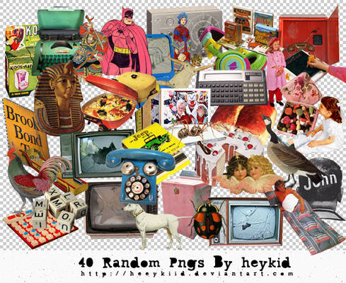 40 Random Pngs By heykid