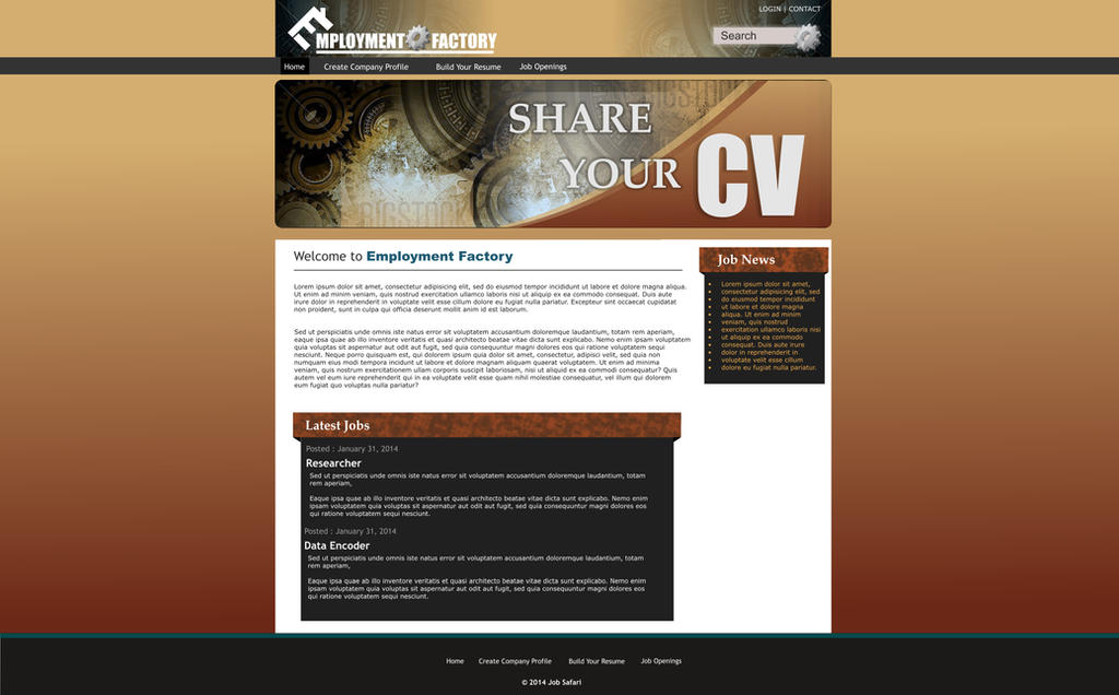 Jobsight Layout Employmentfactory.com.v10 (layout From Job-saf by bryanjcanete on ...