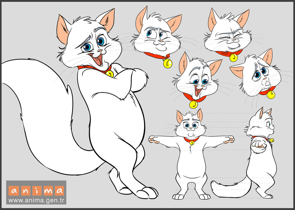 Cat Modelling Reference cat_modelsheet by ahmettabak on DeviantArt