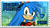 Becky the Hedgehog Stamp by Karmarsi-Kedamoki