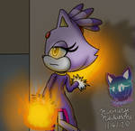 .: GIFT :. Blaze the Cat by Karmarsi-Kedamoki