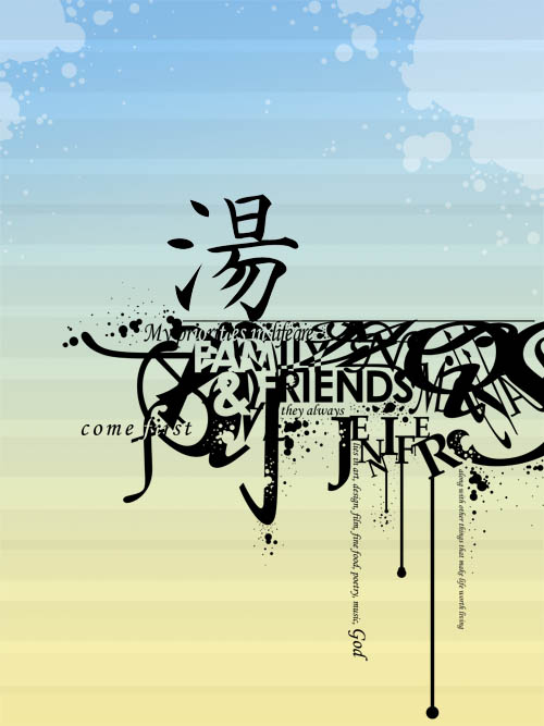 typography...about myself