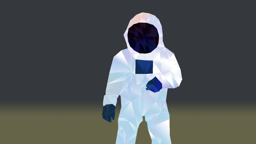 Triangle Polygon Astronaut by yamadaich on DeviantArt