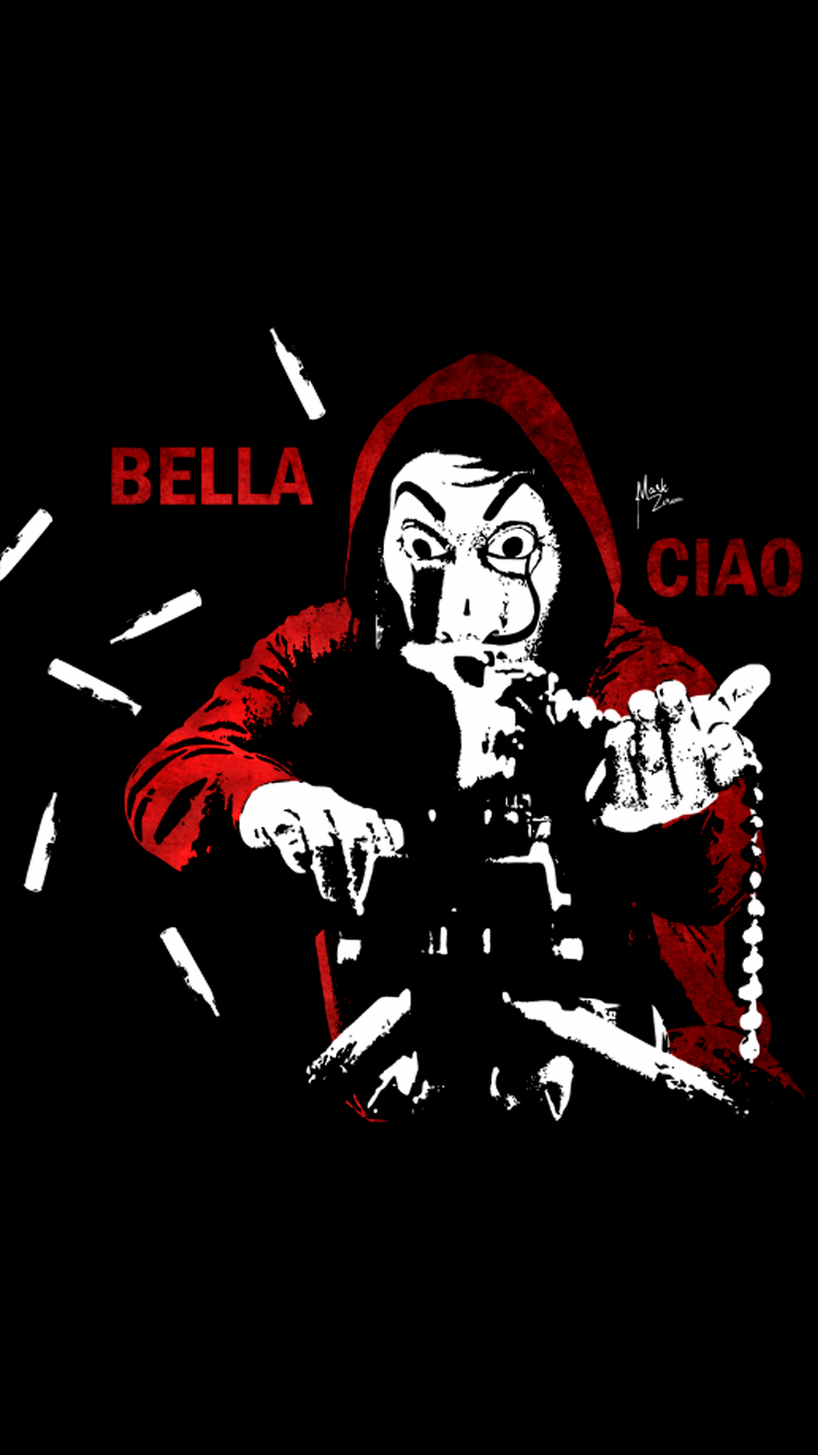 La Casa De Papel Wallpaper Mobile By Skrr7 On Deviantart