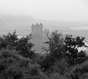 Castle Stalker in the mist