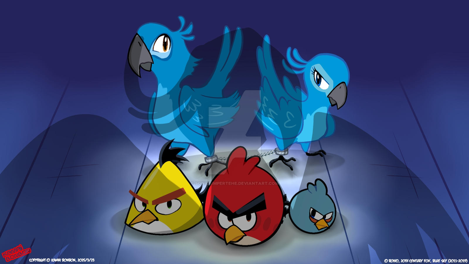 Angry Bride Rio Angry Birds Rio by SonicSimpertehe on DeviantArt