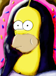 Homer Mona Lisa