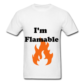Spreadshirt Design - I'm Flamable
